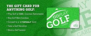 Go Play Golf - Gift Card for Anything Golf